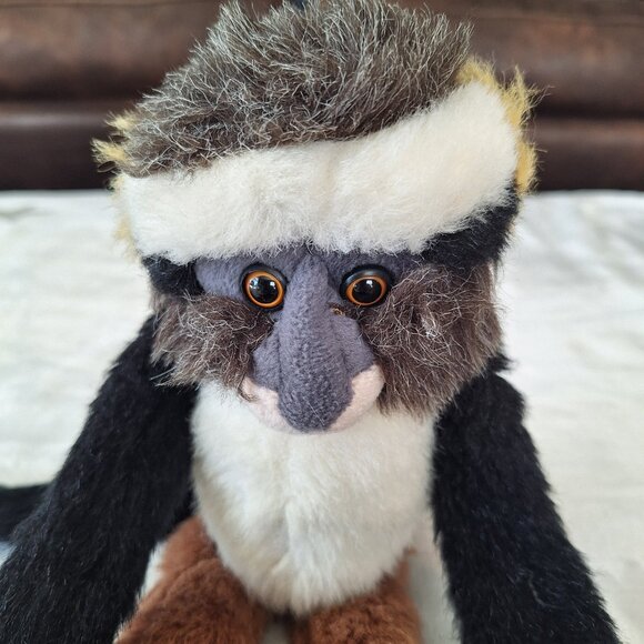 Vintage 1999 Wild‎ Republic Tahoo the Wolfs Guenon Monkey 18" Hanging Plush - Picture 2 of 10